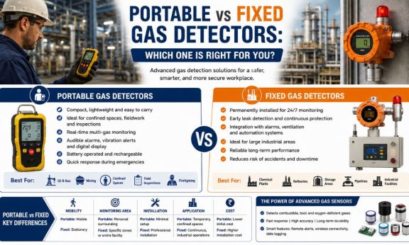 Portable vs Fixed Gas Detectors